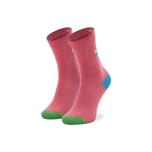 Happy Socks Skarpety Wysokie Dziecięce KBEMS01-3500 Różowy ze sklepu MODIVO w kategorii Skarpetki dziecięce - zdjęcie 168493037