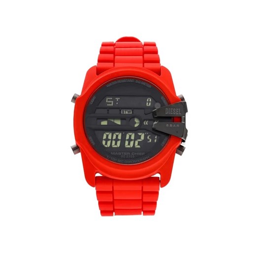 Diesel Zegarek Master Chief DZ2159 Czerwony Diesel uniwersalny MODIVO