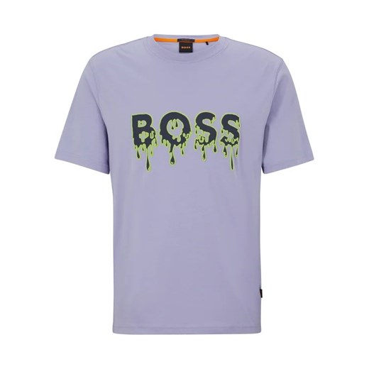 Boss T-Shirt Teeart 50491718 Fioletowy Relaxed Fit XXL wyprzedaż MODIVO