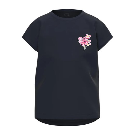 NAME IT T-Shirt 13215239 Granatowy Regular Fit ze sklepu MODIVO w kategorii Bluzki dziewczęce - zdjęcie 168495005