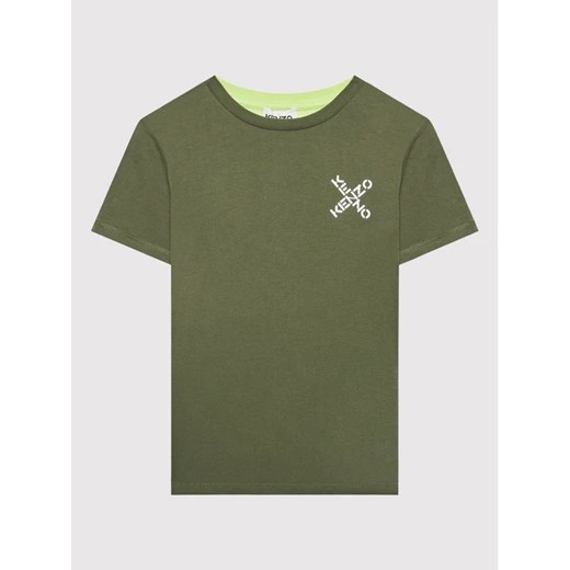 Kenzo Kids T-Shirt K25680 Zielony Regular Fit Kenzo Kids 10A MODIVO