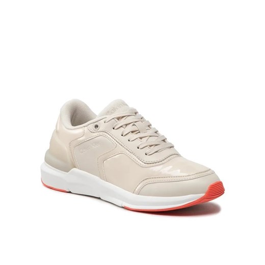 Calvin Klein Sneakersy Flexi Runner Lace Up HW0HW01215 Beżowy Calvin Klein 39 MODIVO