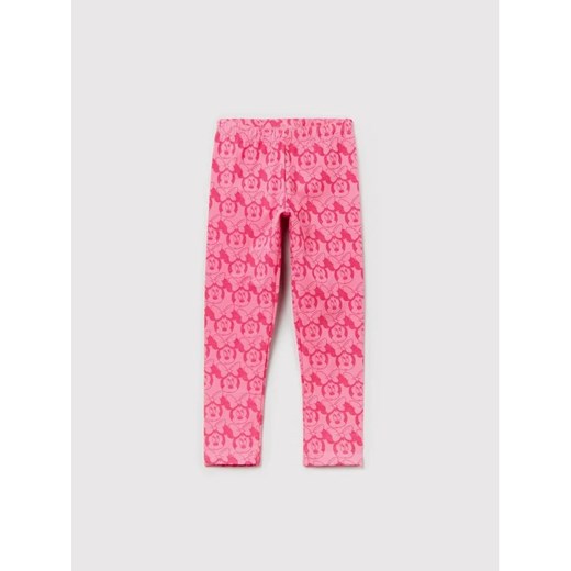 OVS Legginsy MICKEY & FRIENDS 1434320 Różowy Slim Fit ze sklepu MODIVO w kategorii Spodnie dziewczęce - zdjęcie 168496557