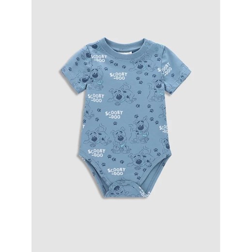 Coccodrillo Body dziecięce WC3112202LIB Niebieski Regular Fit ze sklepu MODIVO w kategorii Body niemowlęce - zdjęcie 168496776