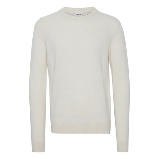 Solid Sweter 21107341 Beżowy Regular Fit Solid XXL promocja MODIVO
