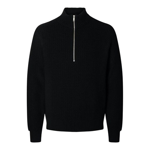 Selected Homme Sweter 16091800 Czarny Regular Fit Selected Homme L MODIVO