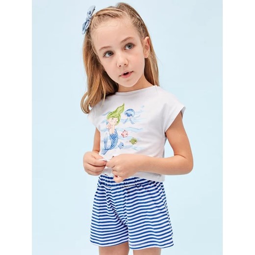 Mayoral Komplet t-shirt i spodenki 3216 Kolorowy ze sklepu MODIVO w kategorii Komplety dziewczęce - zdjęcie 168497546