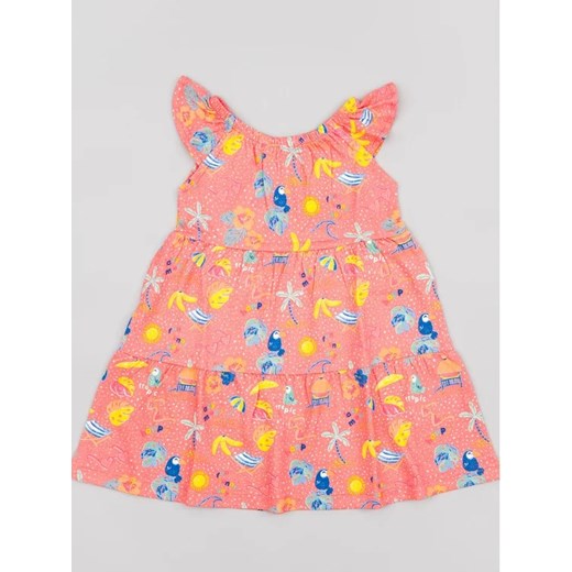 Zippy Sukienka letnia ZBGAP0501 23010 Różowy Regular Fit ze sklepu MODIVO w kategorii Sukienki niemowlęce - zdjęcie 168497847