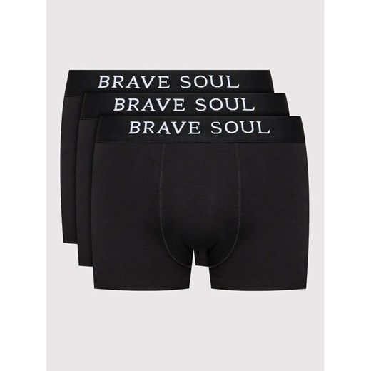 Brave Soul Komplet 3 par bokserek MBX-451LUKED Czarny ze sklepu MODIVO w kategorii Majtki męskie - zdjęcie 168497859