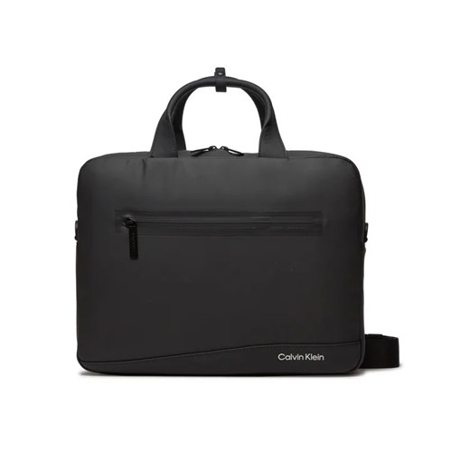 Calvin Klein Torba na laptopa Rubberized Conv Laptop Bag K50K511712 Czarny ze sklepu MODIVO w kategorii Torby na laptopa - zdjęcie 168499126