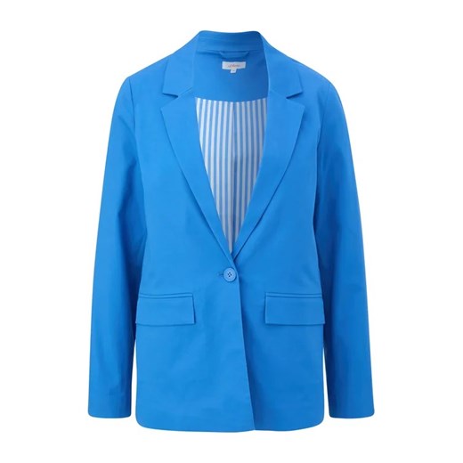 s.Oliver Marynarka 2128996 Niebieski Regular Fit 42 MODIVO wyprzedaż