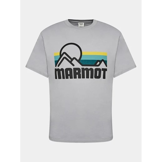Marmot T-Shirt Coastal M14253 Szary Regular Fit ze sklepu MODIVO w kategorii T-shirty męskie - zdjęcie 168500378