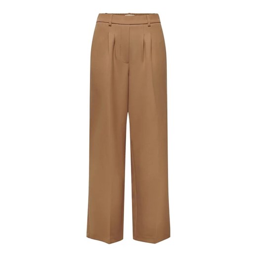 JDY Spodnie materiałowe 15310534 Brązowy Straight Fit Jdy M_32 wyprzedaż MODIVO