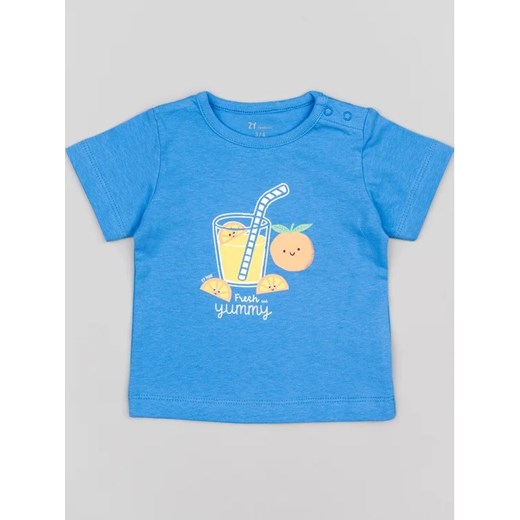 Zippy T-Shirt ZNBAP0303 23002 Niebieski Regular Fit ze sklepu MODIVO w kategorii Bluzki dziewczęce - zdjęcie 168502197