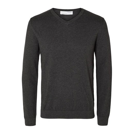 Selected Homme Sweter 16090147 Szary Regular Fit Selected Homme XXL MODIVO