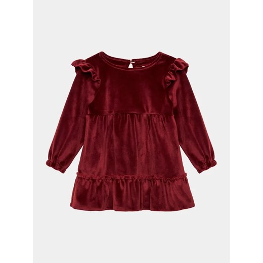 Jamiks Sukienka elegancka Karima JZG318 Bordowy Regular Fit Jamiks 86 okazja MODIVO
