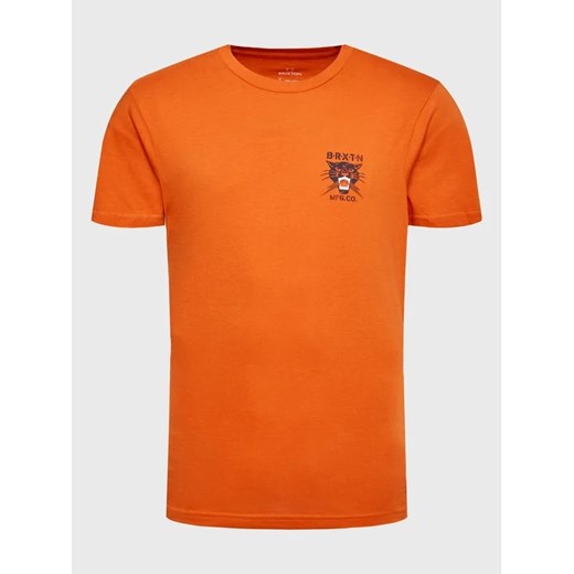 Brixton T-Shirt Sparks 16861 Pomarańczowy Regular Fit Brixton S promocja MODIVO