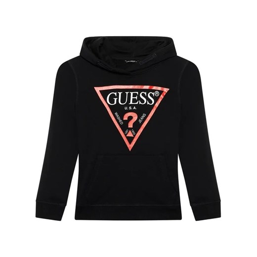 Guess Bluza L92Q09 KAUG0 Czarny Regular Fit ze sklepu MODIVO w kategorii Bluzy chłopięce - zdjęcie 168502788