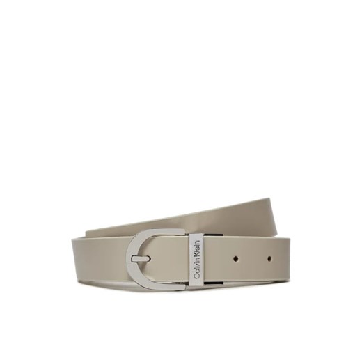 Calvin Klein Pasek Damski Reversible Round Buckle Belt 2.5 K60K611900 Écru ze sklepu MODIVO w kategorii Paski damskie - zdjęcie 168502879