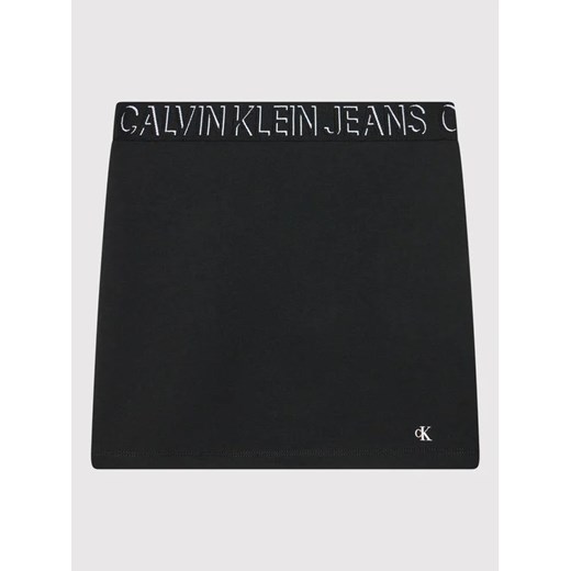 Calvin Klein Jeans Spódnica IG0IG01192 Czarny Regular Fit 12Y wyprzedaż MODIVO