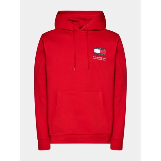 Tommy Jeans Bluza Essential Flag DM0DM18418 Czerwony Regular Fit Tommy Jeans S MODIVO