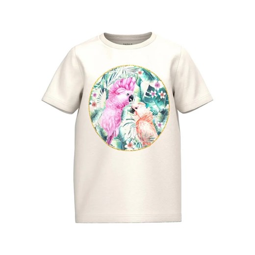 NAME IT T-Shirt 13213302 Biały Regular Fit ze sklepu MODIVO w kategorii Bluzki dziewczęce - zdjęcie 168503836