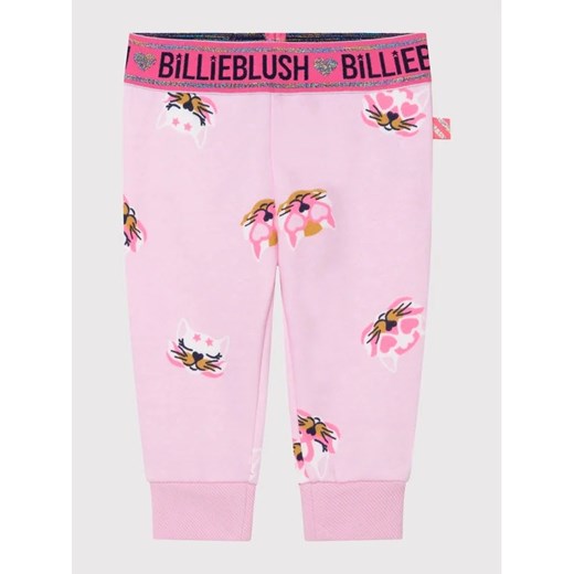 Billieblush Spodnie dresowe U04264 M Różowy Regular Fit ze sklepu MODIVO w kategorii Spodnie dziewczęce - zdjęcie 168503875