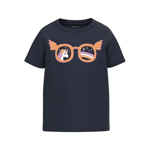 NAME IT T-Shirt 13213339 Granatowy Regular Fit ze sklepu MODIVO w kategorii Bluzki dziewczęce - zdjęcie 168503956