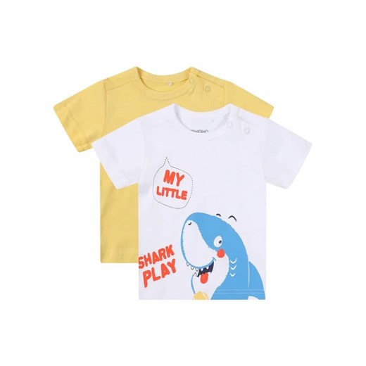 Primigi Komplet 2 t-shirtów East Wear Boy 45226001 Żółty Regular Fit Primigi 9M MODIVO