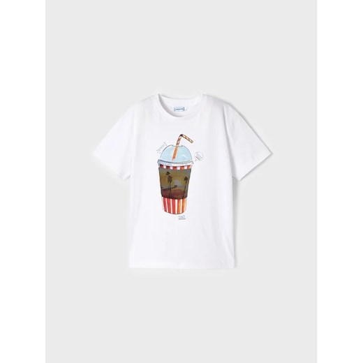 Mayoral T-Shirt 3014 Biały Regular Fit ze sklepu MODIVO w kategorii T-shirty chłopięce - zdjęcie 168504728