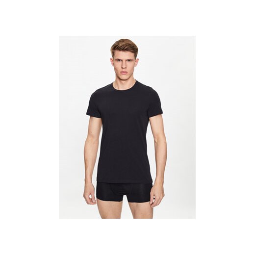 HOM T-Shirt 401330 Czarny Regular Fit ze sklepu MODIVO w kategorii T-shirty męskie - zdjęcie 168505309