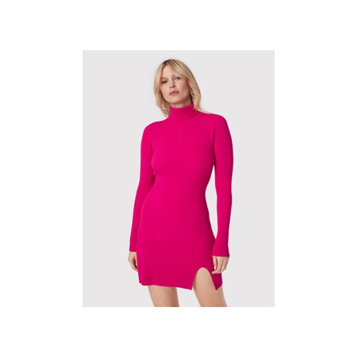 Kontatto Sukienka dzianinowa 3M7616 Różowy Slim Fit ze sklepu MODIVO w kategorii Sukienki - zdjęcie 168505826