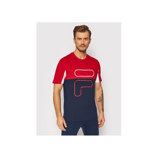 Fila T-Shirt Paton Blocked 683451 Kolorowy Regular Fit ze sklepu MODIVO w kategorii T-shirty męskie - zdjęcie 168505917