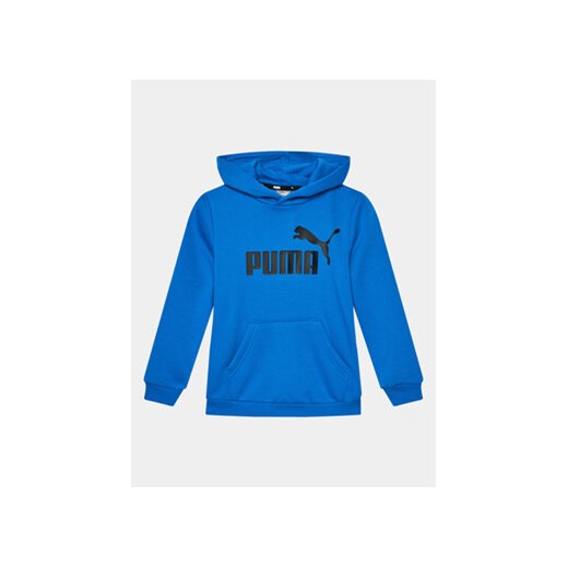 Puma Bluza Ess Big Logo 586965 Niebieski Regular Fit ze sklepu MODIVO w kategorii Bluzy chłopięce - zdjęcie 168506165