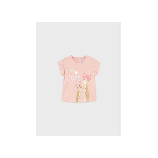 Mayoral T-Shirt 1009 Różowy Regular Fit ze sklepu MODIVO w kategorii Bluzki dziewczęce - zdjęcie 168506266