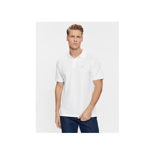 Gap Polo 586306-05 Biały Regular Fit ze sklepu MODIVO w kategorii T-shirty męskie - zdjęcie 168506528
