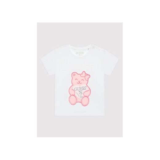 Guess T-Shirt K2RI27 K6YW1 Biały Regular Fit ze sklepu MODIVO w kategorii Koszulki niemowlęce - zdjęcie 168506706