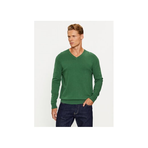 United Colors Of Benetton Sweter 10CVU400M Zielony Regular Fit United Colors Of Benetton L MODIVO