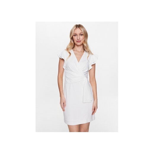 DKNY Sukienka koktajlowa DD3C1468 Biały Regular Fit ze sklepu MODIVO w kategorii Sukienki - zdjęcie 168506916