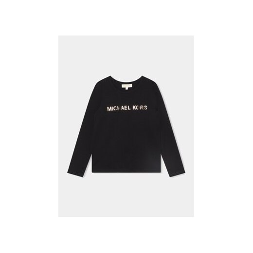 MICHAEL KORS KIDS Bluzka R15195 Czarny Regular Fit ze sklepu MODIVO w kategorii Bluzki dziewczęce - zdjęcie 168507167