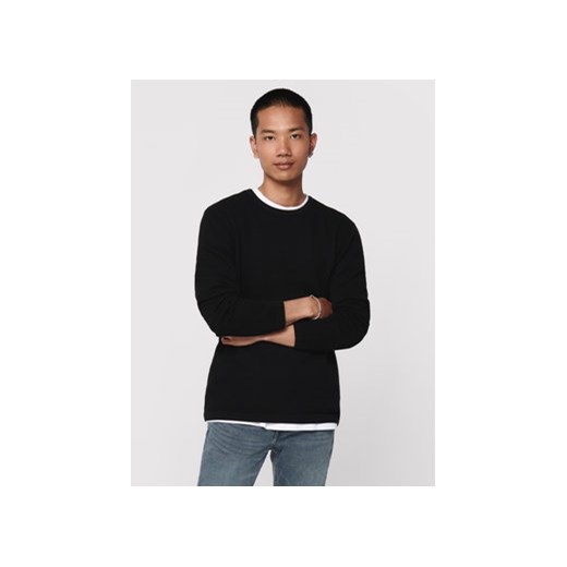 Only & Sons Sweter Panter 22016980 Czarny Regular Fit Only & Sons XL MODIVO