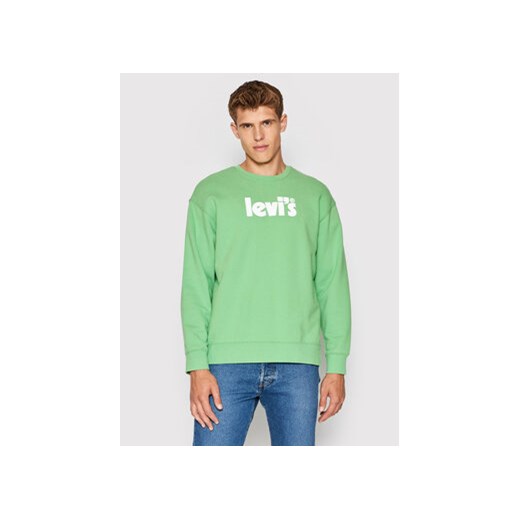 Levi's® Bluza Graphic 38712-0051 Zielony Regular Fit ze sklepu MODIVO w kategorii Bluzy męskie - zdjęcie 168507578