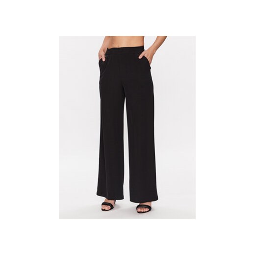 Kontatto Spodnie materiałowe NO7028 Czarny Relaxed Fit ze sklepu MODIVO w kategorii Spodnie damskie - zdjęcie 168507588