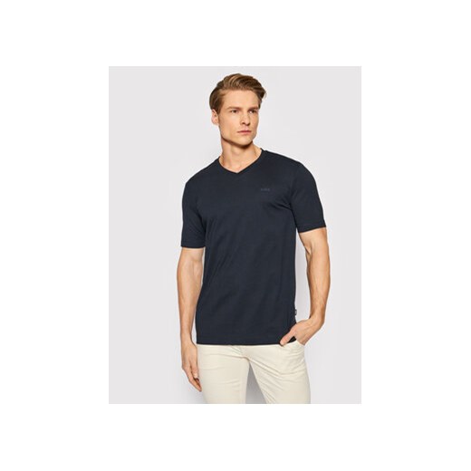 Boss T-Shirt Terry 01 50468348 Granatowy Regular Fit ze sklepu MODIVO w kategorii T-shirty męskie - zdjęcie 168507697