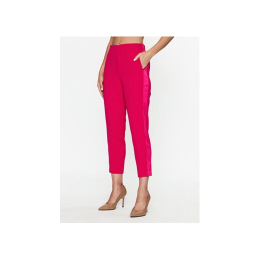 ViCOLO Spodnie materiałowe TR0251 Różowy Regular Fit ze sklepu MODIVO w kategorii Spodnie damskie - zdjęcie 168507808