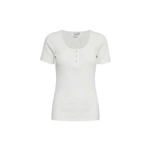 ICHI Bluzka 20115914 Biały Slim Fit ze sklepu MODIVO w kategorii Bluzki damskie - zdjęcie 168508167