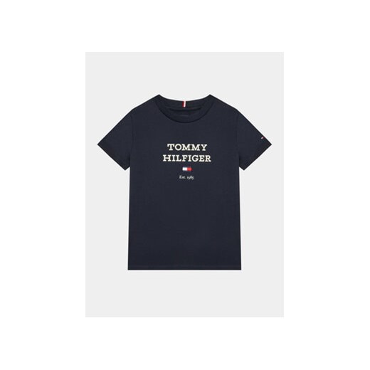 Tommy Hilfiger T-Shirt Loo KB0KB08671 M Granatowy Regular Fit ze sklepu MODIVO w kategorii T-shirty chłopięce - zdjęcie 168508628