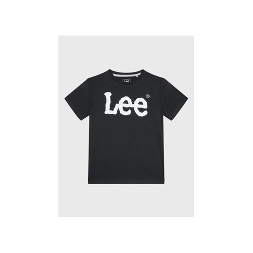 Lee T-Shirt Wobbly Graphic LEE0002 Czarny Regular Fit Lee 9_10Y okazja MODIVO