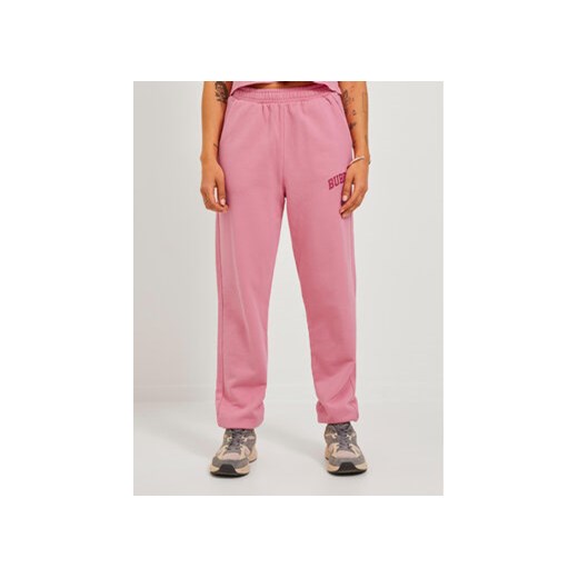 JJXX Spodnie dresowe 12244364 Różowy Relaxed Fit ze sklepu MODIVO w kategorii Spodnie damskie - zdjęcie 168509266
