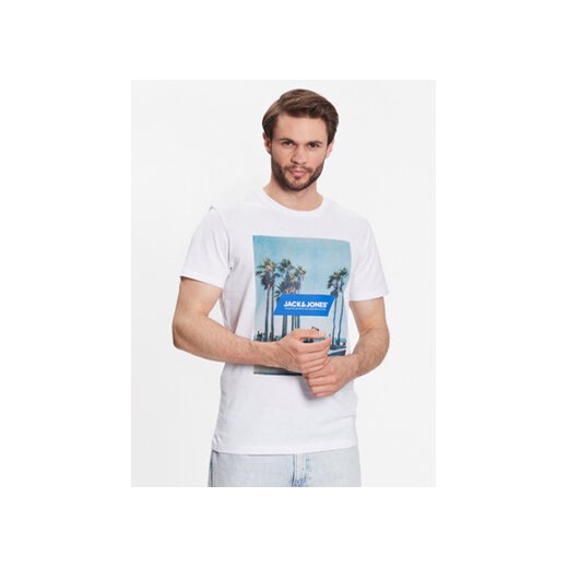 Jack&Jones T-Shirt Gem 12221007 Biały Regular Fit XL MODIVO